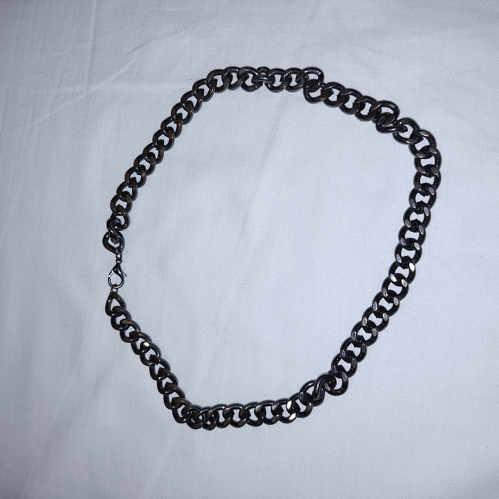 Black Matte Chain Jewelry Accessory